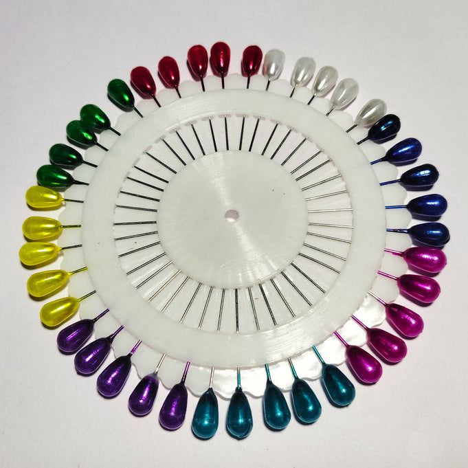 Multi-Color Hijab Pins Disc Set