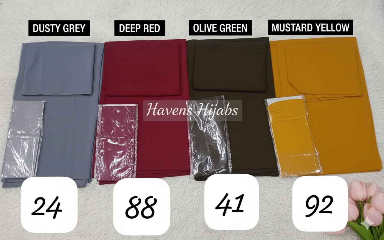 Modest Essentials Set – Complete Hijab & Niqab Kit