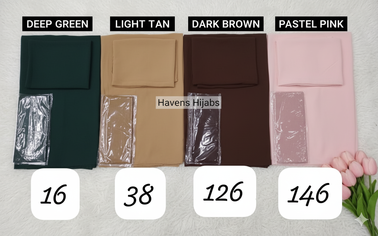 Modest Essentials Set – Complete Hijab & Niqab Kit
