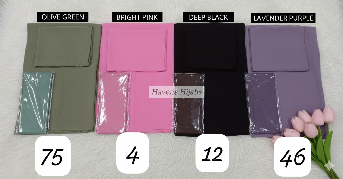 Modest Essentials Set – Complete Hijab & Niqab Kit