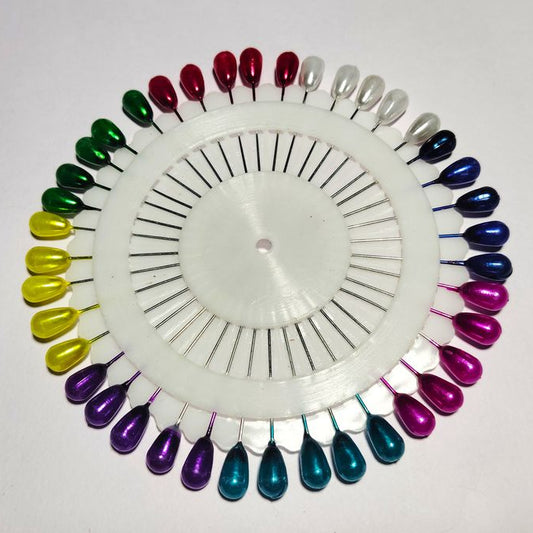 Multi-Color Hijab Pins Disc Set