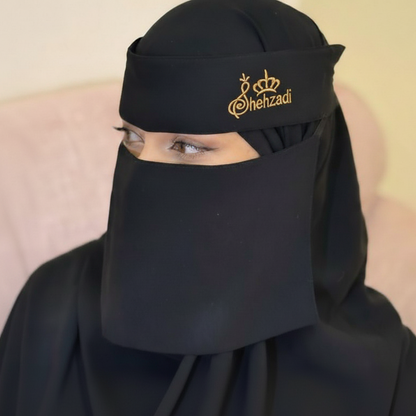 Elegant Saudi Naqab with Bukkaram Patti